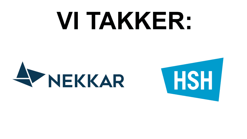 Vi takker Nekkar ASA og HSH Utvikling for bidraget til å rehabilitere fotballbingen.